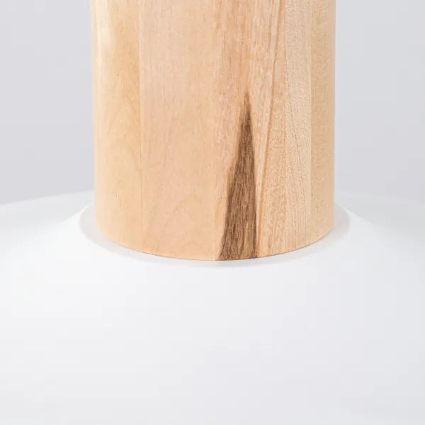 Sollux SL.1323 - Lampadario a sospensione con filo INDY 1xE27/15W/230V diametro 38 cm bianco