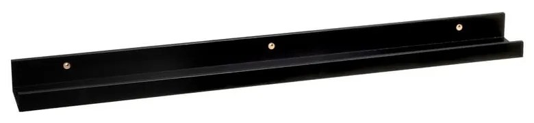 Mensola nera per quadri 80 cm - Casa Selección