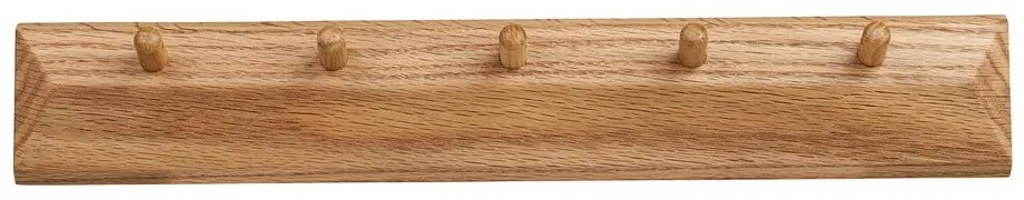 Attaccapanni da parete di colore naturale in rovere massiccio 50 cm Barco – House Nordic