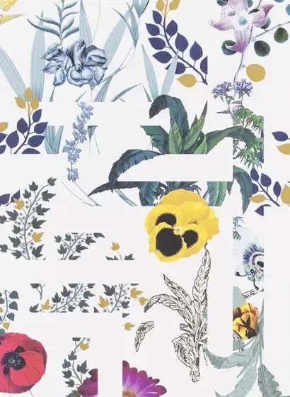 Christian Lacroix Carta da parati Primavera Labyrinthum - Perce neige