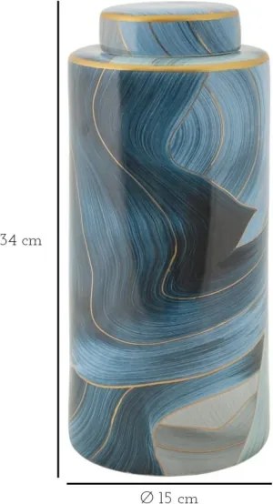 Vaso Ceramica Elegant Cm Ø 15X34