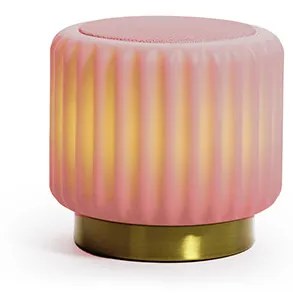 Atelier Pierre - Dentelles Portable Lampada da Tavolo w/Speaker IP44 Strawberry/Gold Atelier Pi