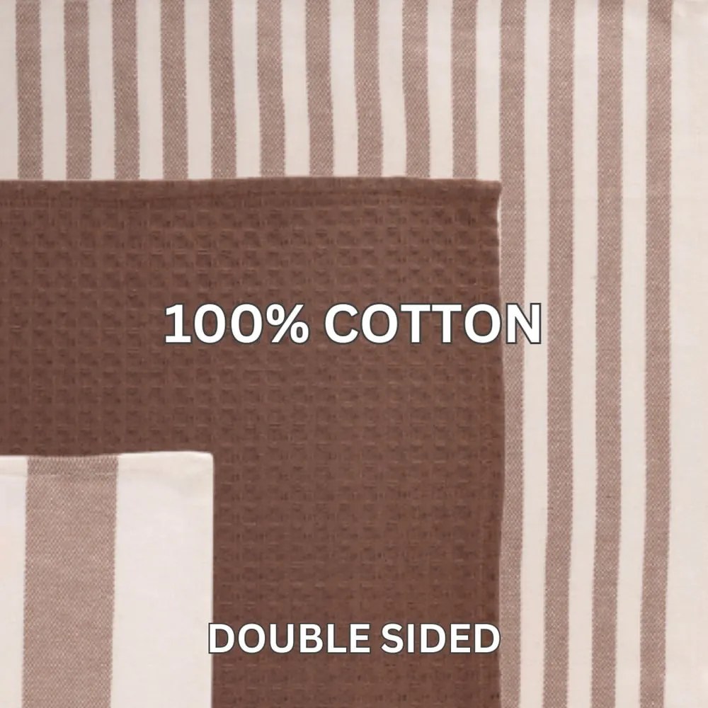 Set di strofinacci in cotone 3 pz 51x74 cm Marra – Tiseco Home Studio