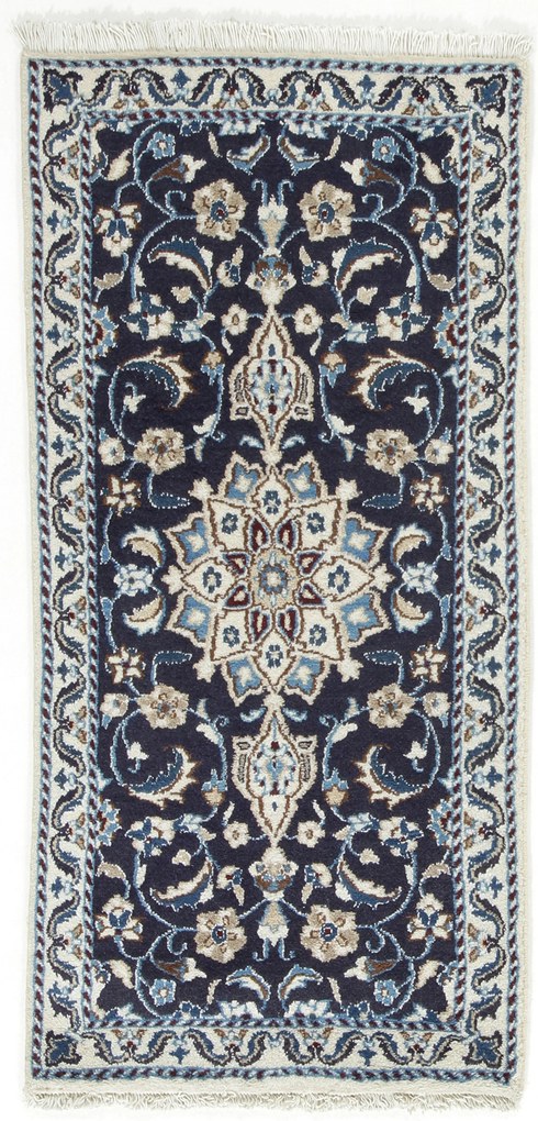 Nain Tappeto 120x60 (Iran) Annodato A Mano