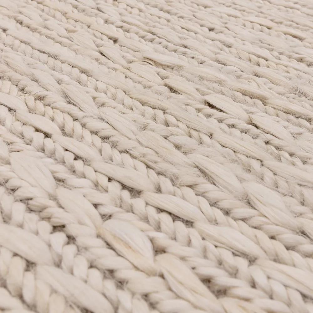Tappeto in juta tessuto a mano color crema 200x290 cm Oakley - Asiatic Carpets