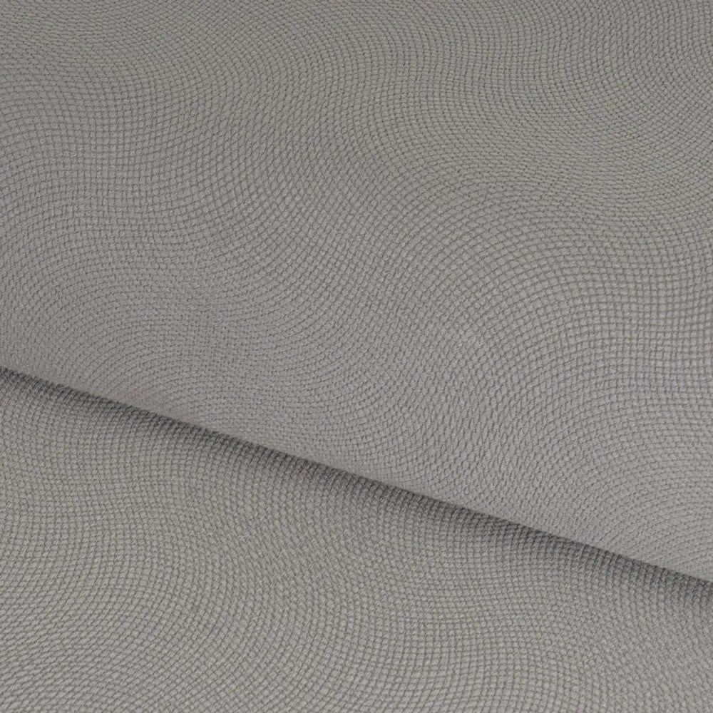 Poggiapiedi in velluto grigio chiaro Estela - Casa Selección