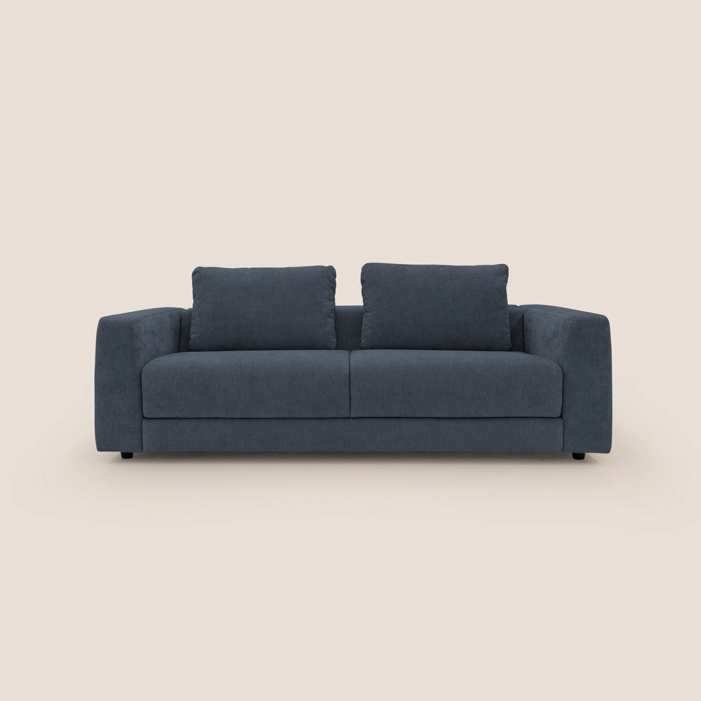 Freia Divano letto minimal materasso h15 cm con morbidi schienali in tessuto impermeabile T14