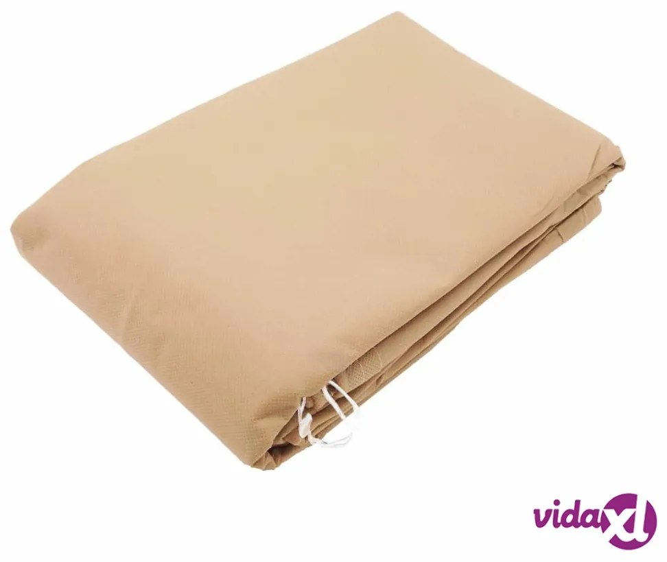 Nature Telo Antigelo con Zip 70 g/m² Beige 2x1,5x1,5 m