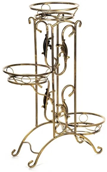 Portafiori 90x65 cm oro