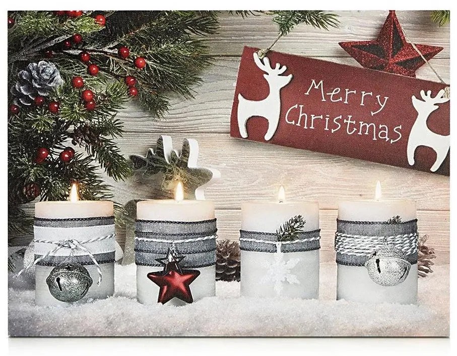 Markslöjd 704498 - Quadro decorativo a LED CANVAS 4xLED/0,18W/2xAA