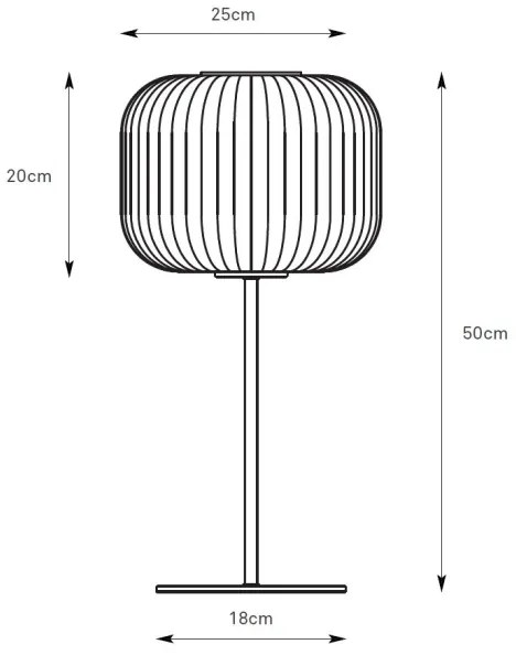 Markslöjd 109007 - Lampada da tavolo SOBER 1xE27/40W/230V bianco/cromo satinato