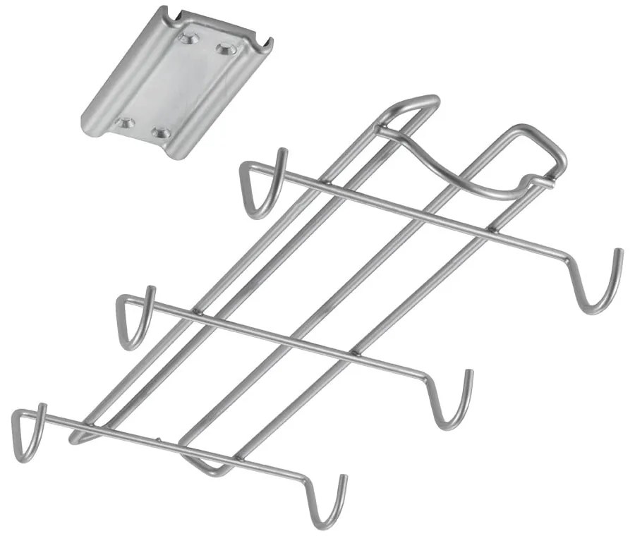 Portabicchieri da appendere in acciaio inossidabile - Metaltex