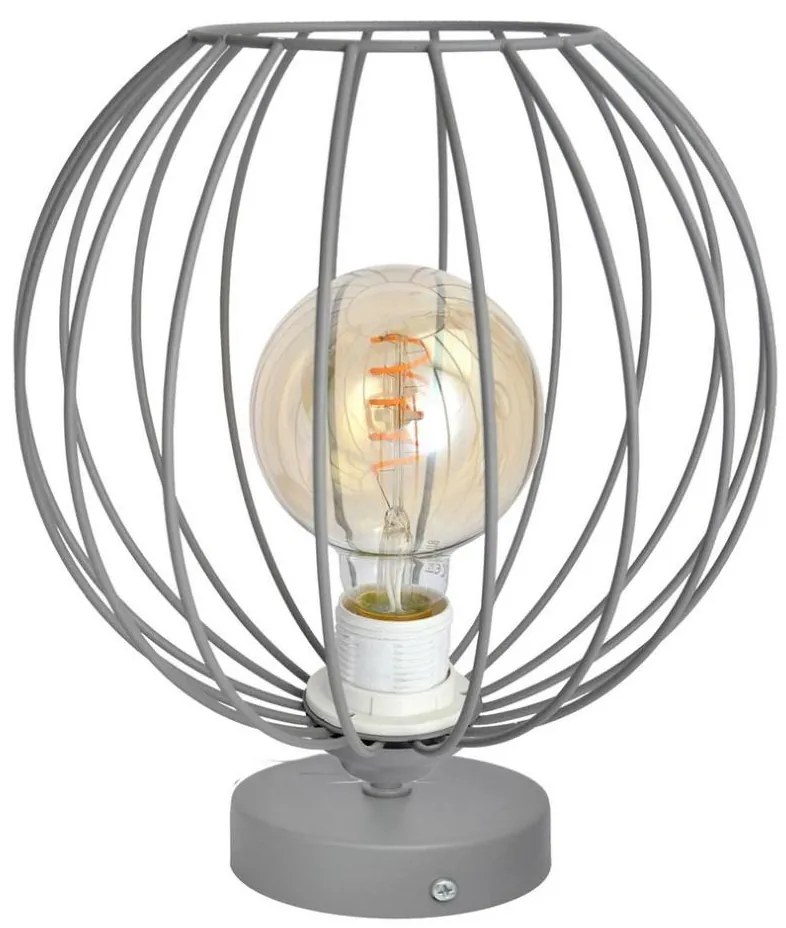 Lampada da tavolo MERCURE 1xE27/15W/230V grigio