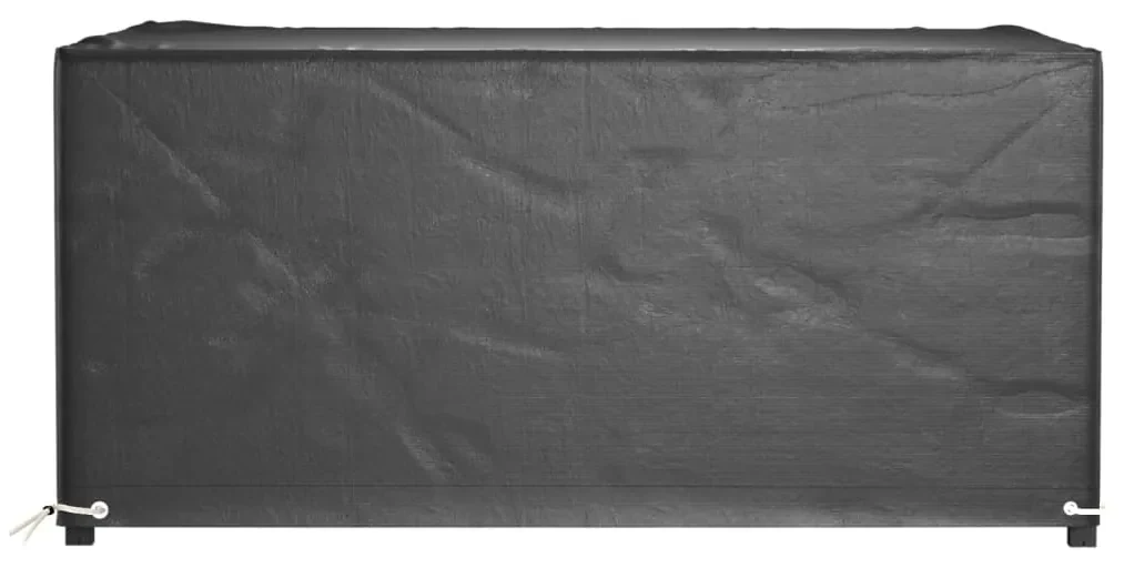 Copri mobili giardino 2pz 8 occhielli 180x135x80cm rettangolare