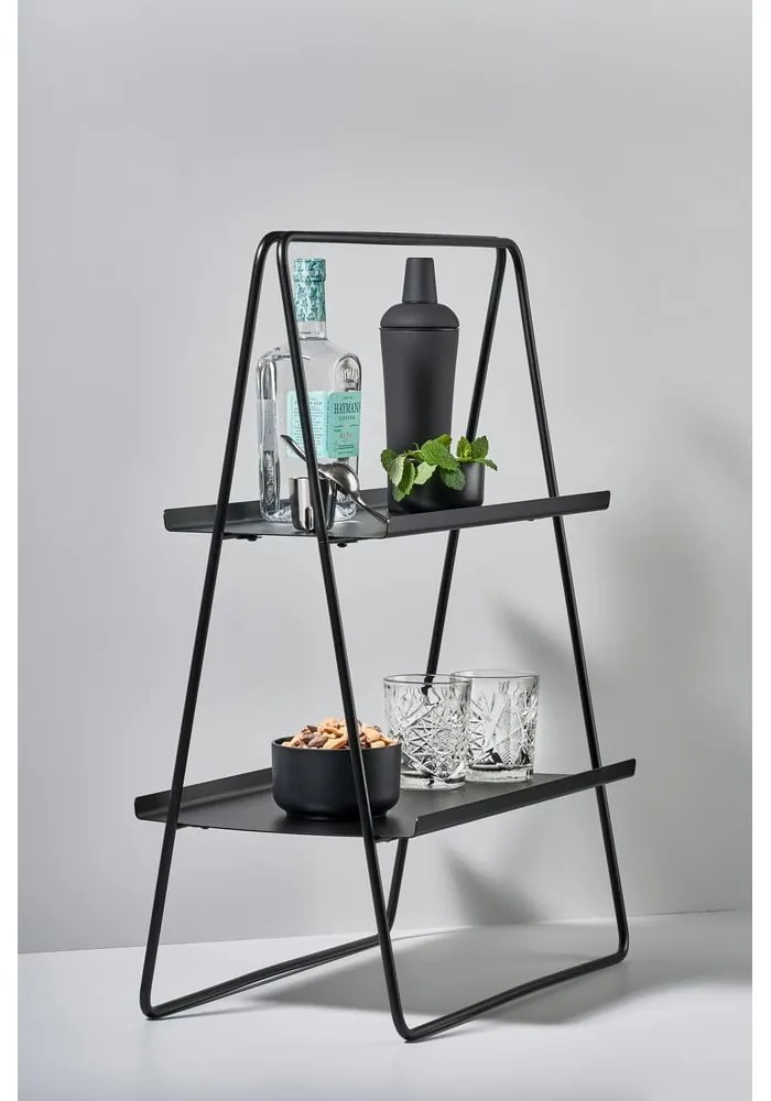 Scaffale in metallo nero 53x75 cm A-Table - Zone