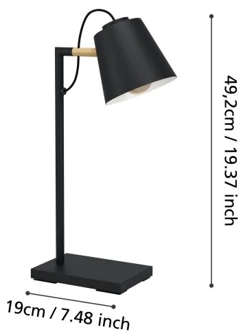 Eglo 900626 - Lampada LED dimmerabile con ricarica wireless LACEY LED/5,5W/230V