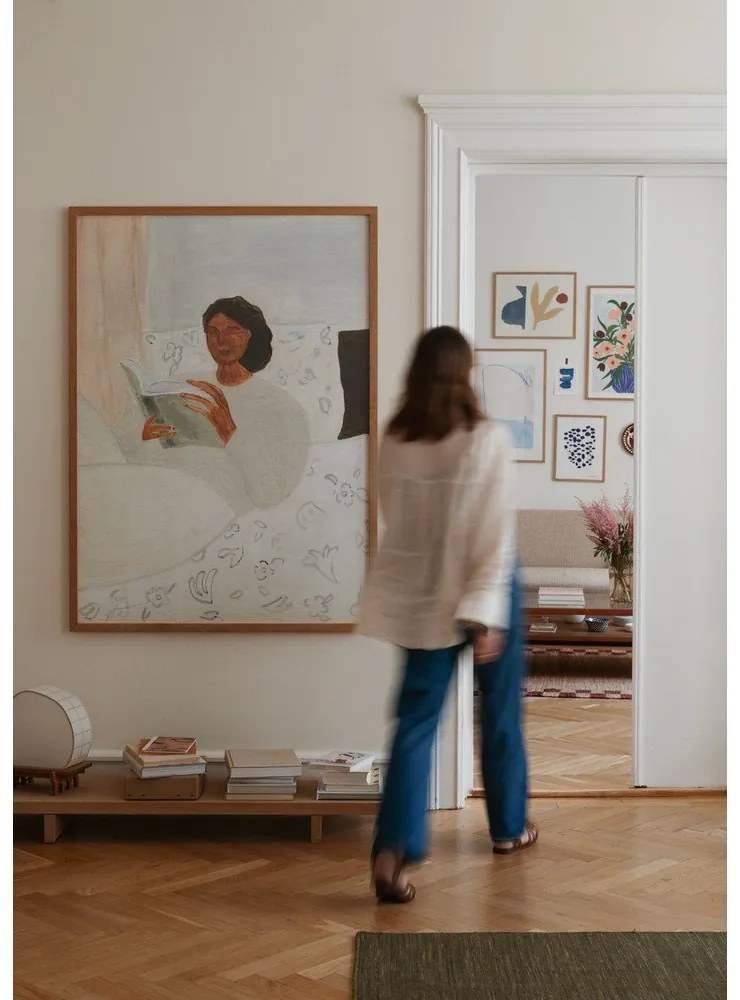 Poster 50x70 cm Morning Read – Isabelle Vandeplassche – The Poster Club