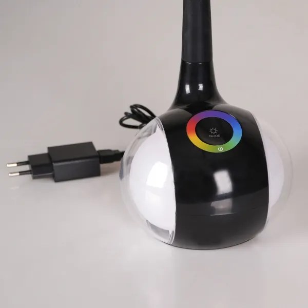 LED RGBW Lampada da tavolo touch dimmerabile COSMOS LED/6,5W/230V nero