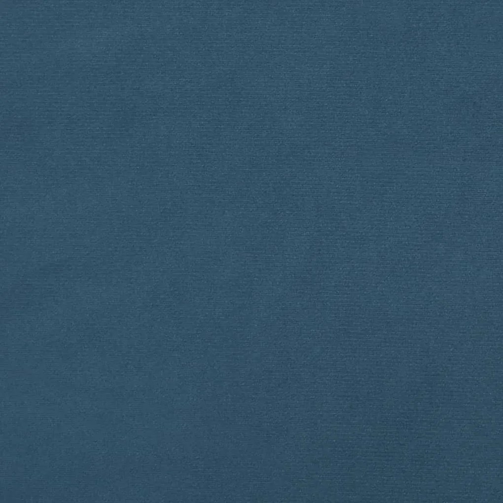 Giroletto a Molle Blu Scuro 140x200 cm in Velluto