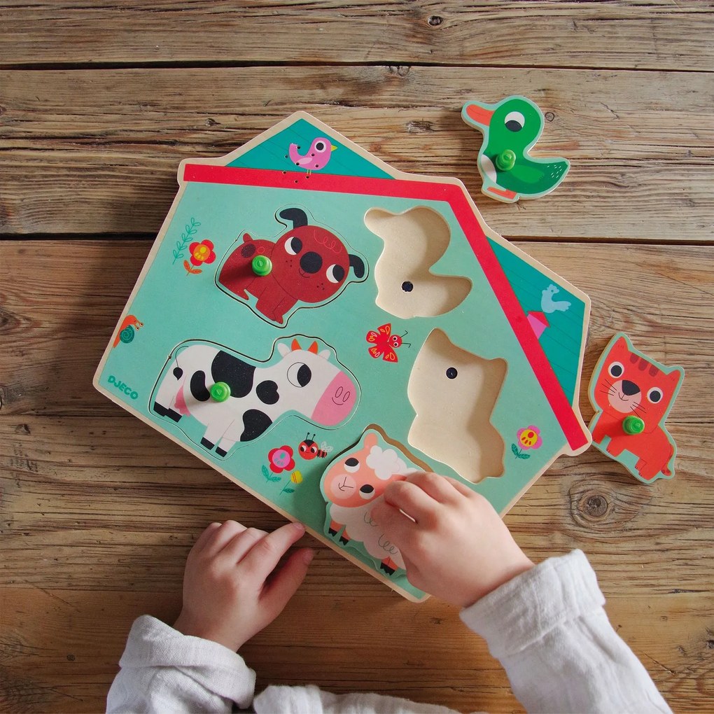 Puzzle sonoro - Ouaf Woof - fattoria