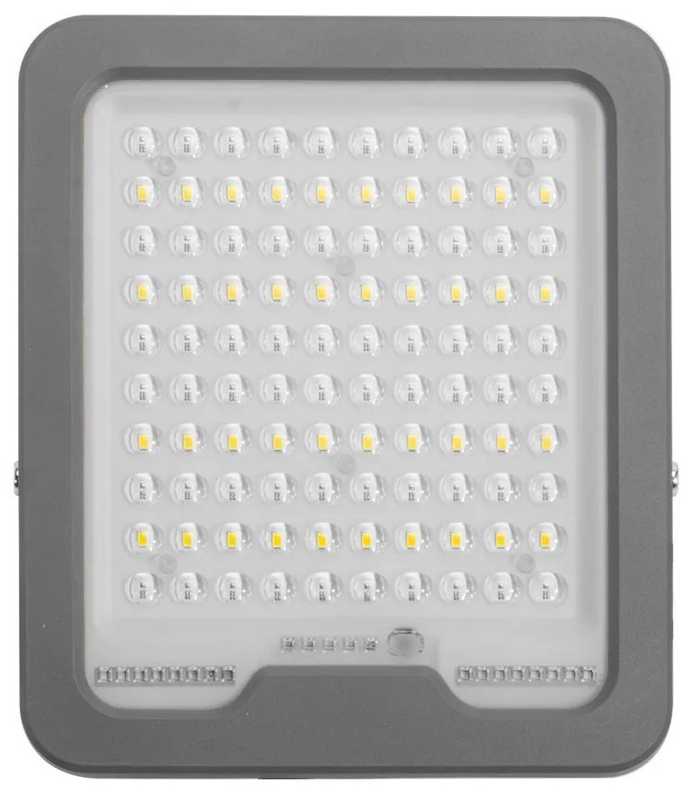 Faro LED Solare 100W IP66 Telecomando Incluso 1.500 lumen - SERIE PRO Colore Bianco Naturale 4.000K