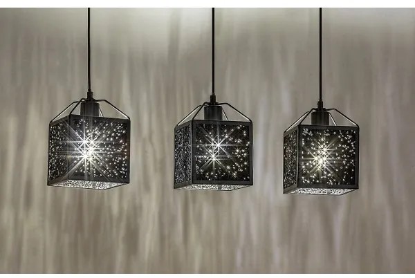 Rabalux 72219 - Lampadario a sospensione con filo SAMILO 3xE27/40W/230V nero