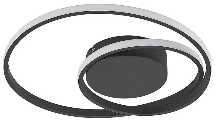 Lindby - Emisua LED Plafoniera CCT Dim. Black Lindby