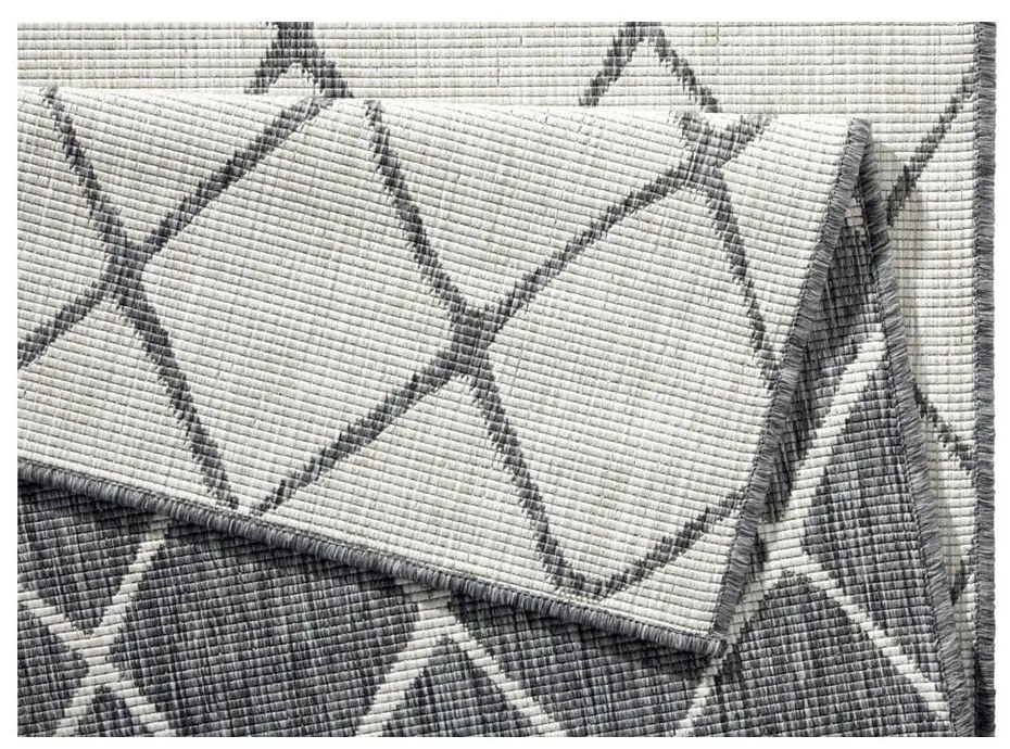 Tappeto da esterno grigio e crema , 80 x 150 cm Malaga - NORTHRUGS