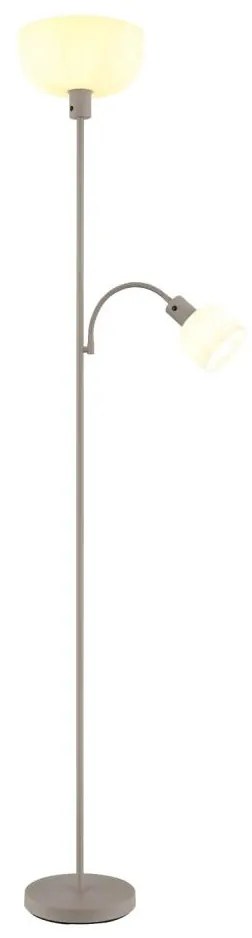 Globo 59947S - Lampada da terra HINTON 1xE27/40W/230V + 1xE14/25W