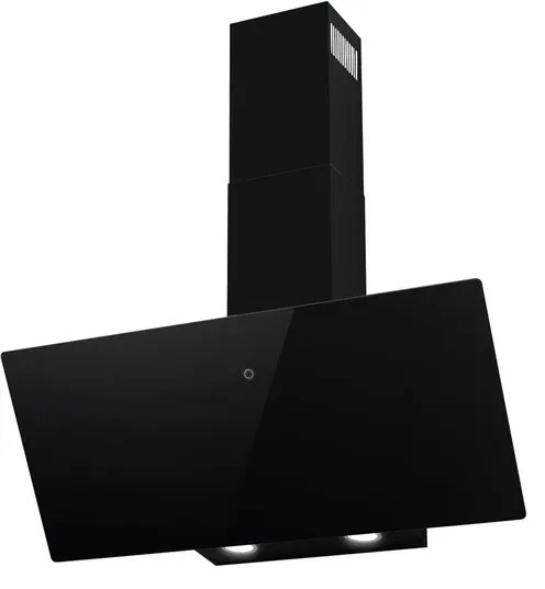 Cappa a parete Verticale Nera 90cm VRT BK A90 2LS FABER nero L 92 cm