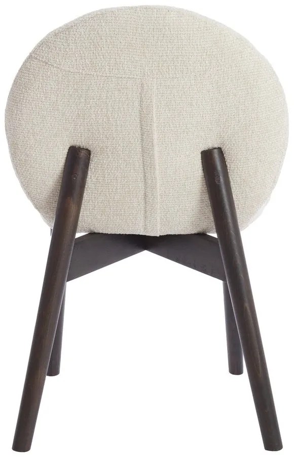 Set di sedie da pranzo color crema in imbottito 2 pz Sinosa – Light &amp; Living