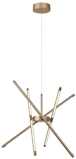 Rabalux 72339 - Lampadario LED a sospensione con filo HENLI2 LED/40W/230V 3000K oro