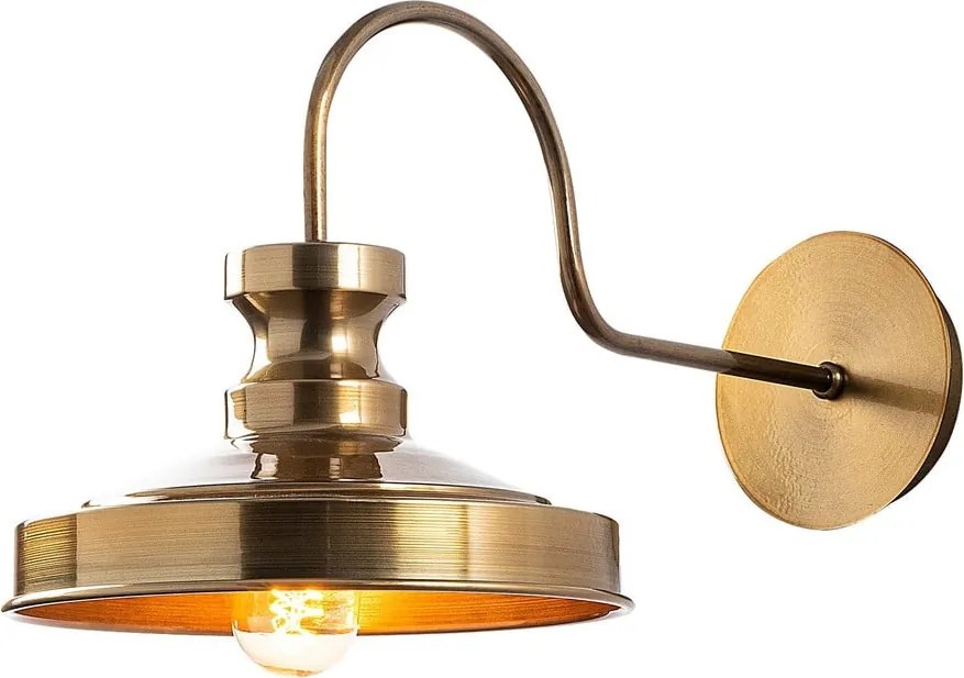 Lampada da parete dorata ø 22 cm Kiruna – Opviq lights