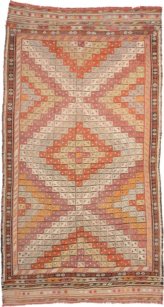 Kilim Tappeto orientale 180x320 (Tacchino) Annodato A Mano