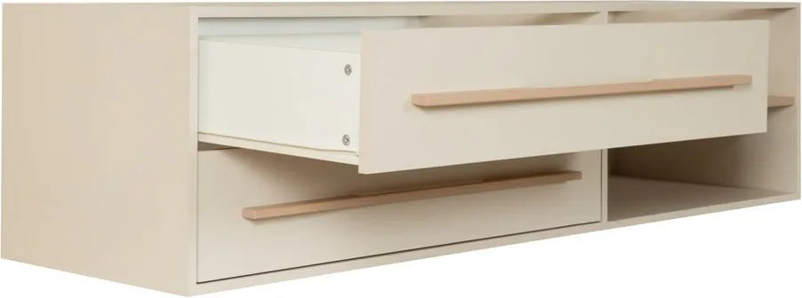 Letto da bambini beige con contenitore rete non inclusa 90x200 cm Captain – Roba