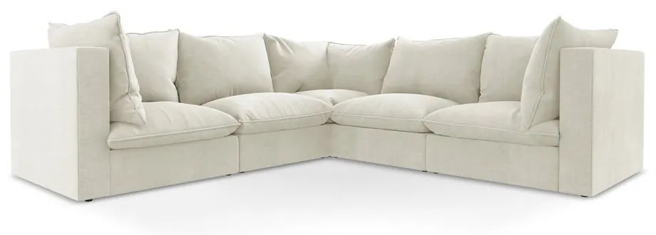 Divano angolare beige Manao – Makamii