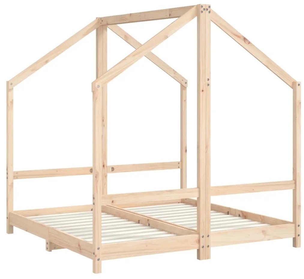 Giroletto per bambini 2x(70x140) cm in legno massello di pino