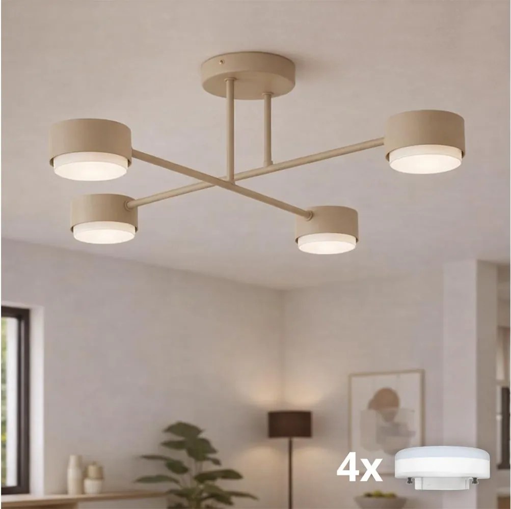 BRILAGI - Plafoniera LED MONO 4xGX53/30W/230V beige