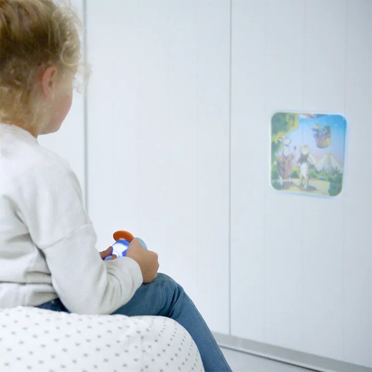 Kidywolf - Proiettore tascabile Kidyslide - blu