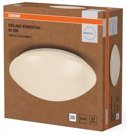 Osram - Plafoniera LED ESSENTIAL/13W/230V 4000K Ø 25 cm