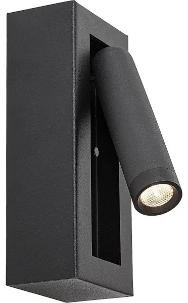 Rabalux 71285 - Luce Spot da parete a LED GELLO LED/4W/230V nero