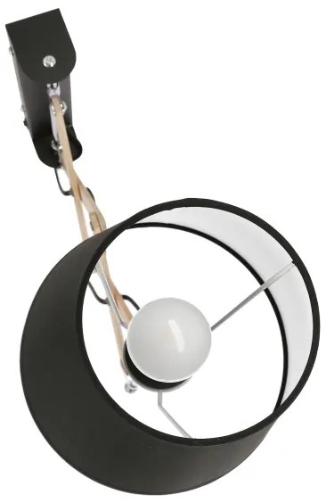 Applique MITO 1xE27/40W/230V nera