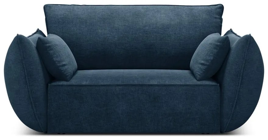 Poltrona blu scuro Vanda - Mazzini Sofas
