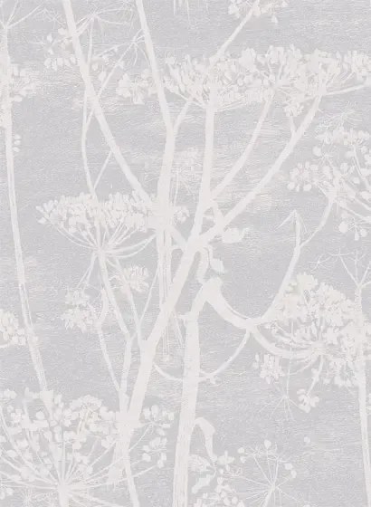 Cole & Son Carta da parati Cow Parsley - Lilac on White
