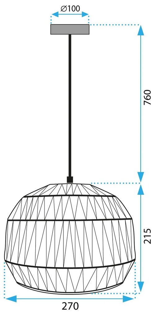 Lampada APP1483-1CP Black