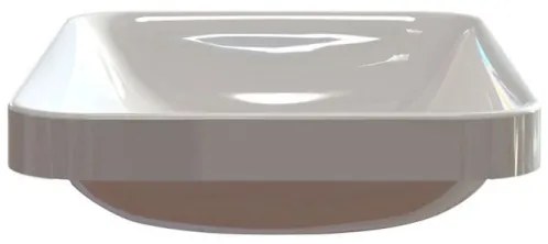 Sapho - Lavabo da incasso ASOFFI 55x37 cm marmo/bianco