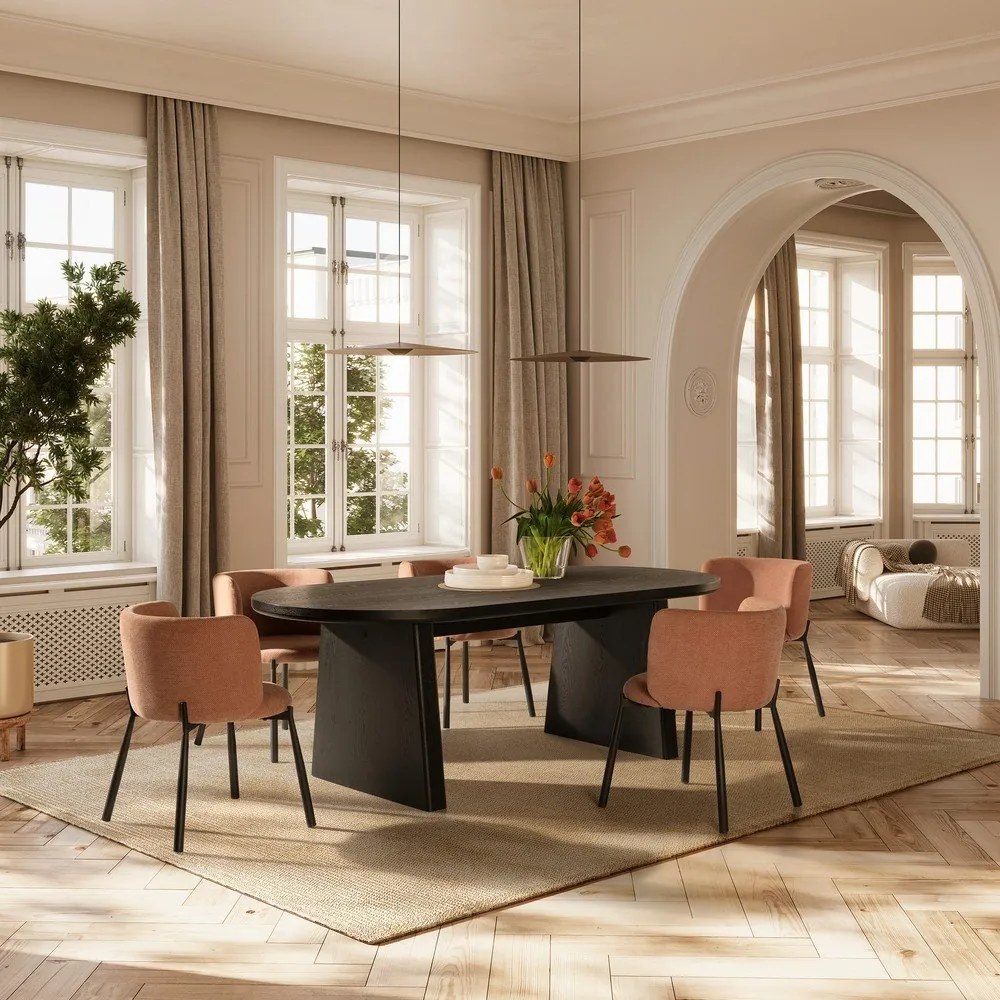 Tavolo da pranzo con effetto frassino 100x200 cm Blair – MOME