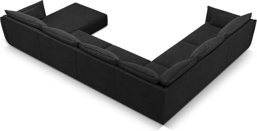 Divano angolare grigio scuro (angolo sinistro) Vanda - Mazzini Sofas