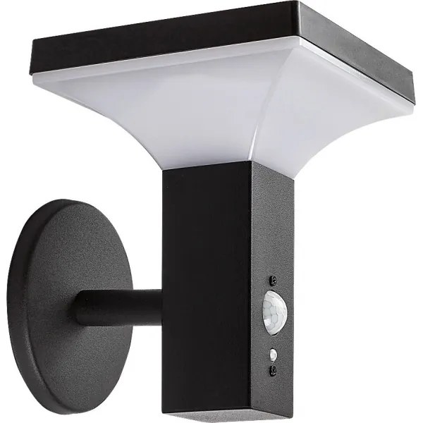 Rabalux 77044 - Lampada solare da parete GELEEN LED/4W/230V IP44 nero