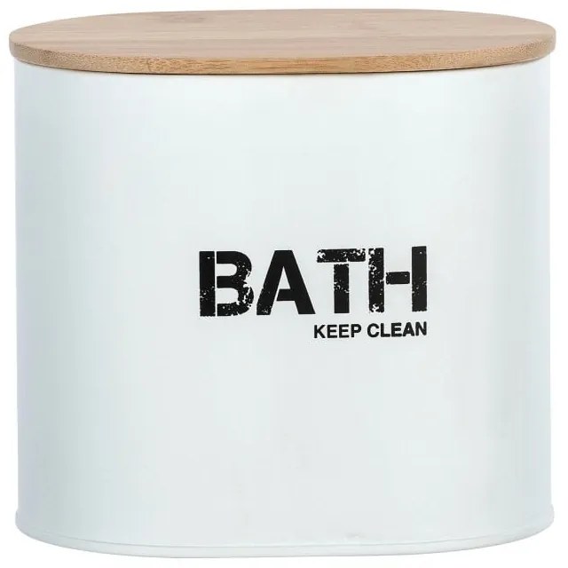Scatola da bagno bianca con coperchio Gara - Wenko